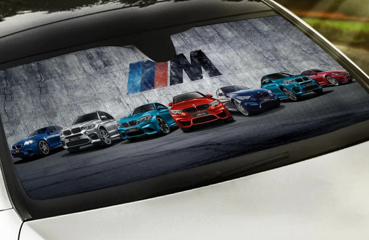 Parasol Delantero BMW ///M Power – Protección Solar Anticalor con Diseño Deportivo (5 Modelos)