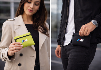 BMW M Small Zip Wallet – Kompakte Geldbörse/Organizer (4 Farben)