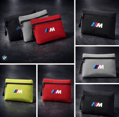 BMW M Small Zip Wallet – Kompakte Geldbörse/Organizer (4 Farben)