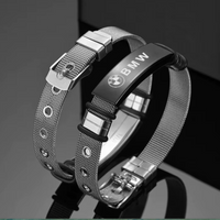Pulsera metálica ajustable para BMW