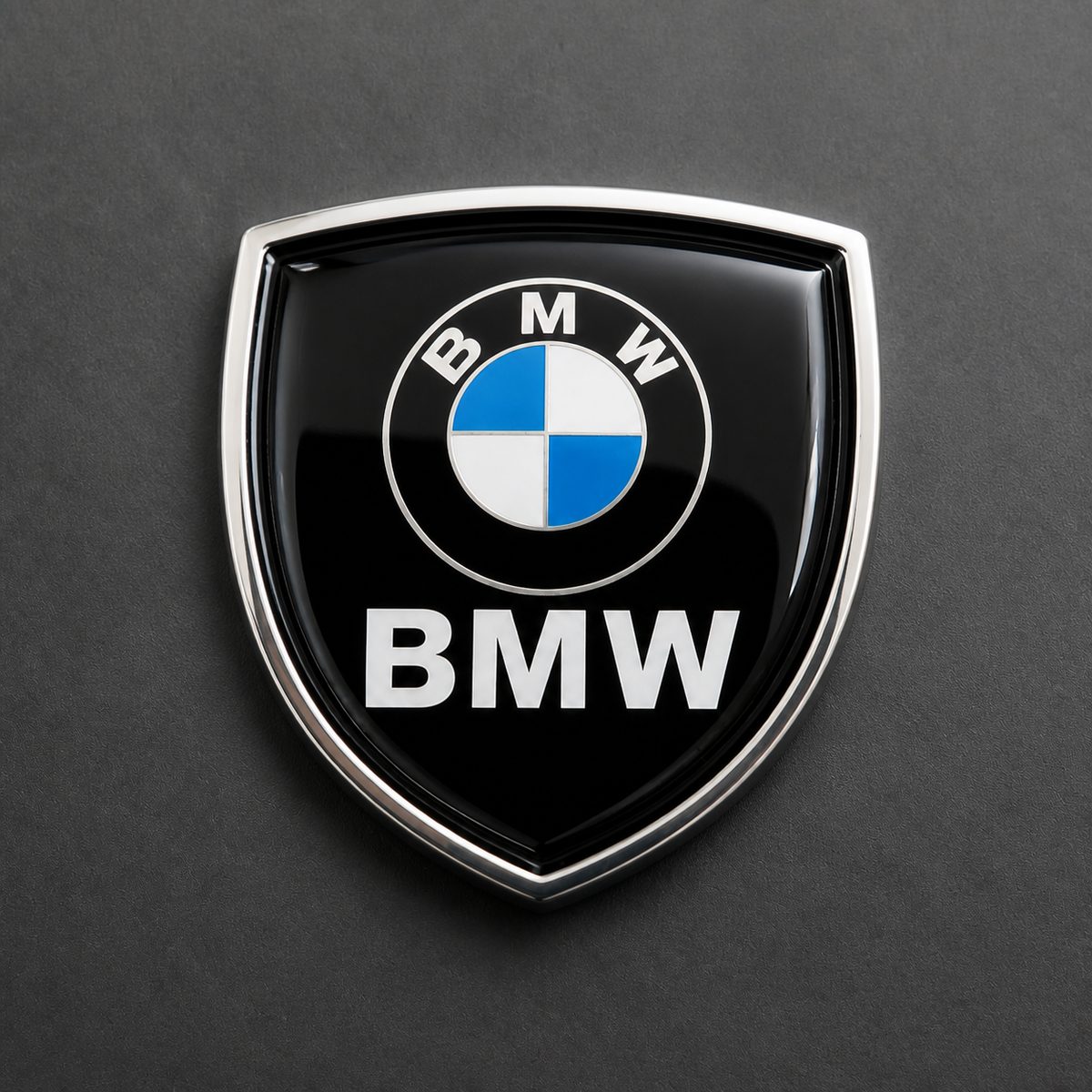 Pack de 2 Emblemas Adhesivos para BMW con Marco Cromado - detalle_logo Diseño BMW