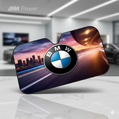 Parasol Plegable 130x70cm para BMW – Protección Solar con Diseños Exclusivos