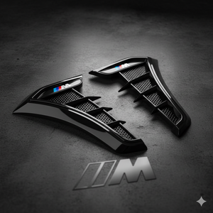 Imitación Entradas de Aire para Aleta Delantera BMW ///M – Negro o Efecto Carbono