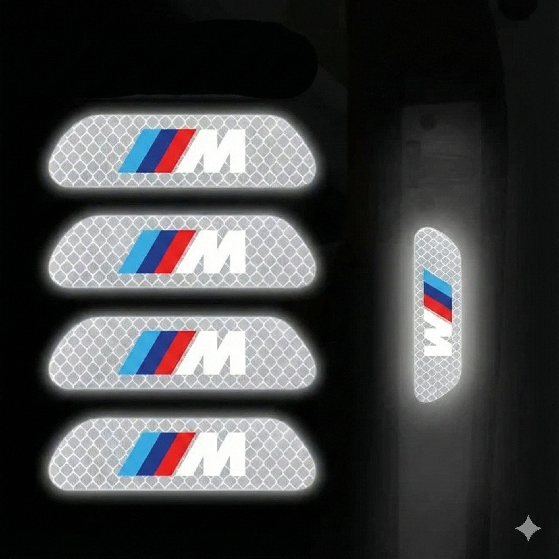 Refletores de segurança para portas BMW e ///M