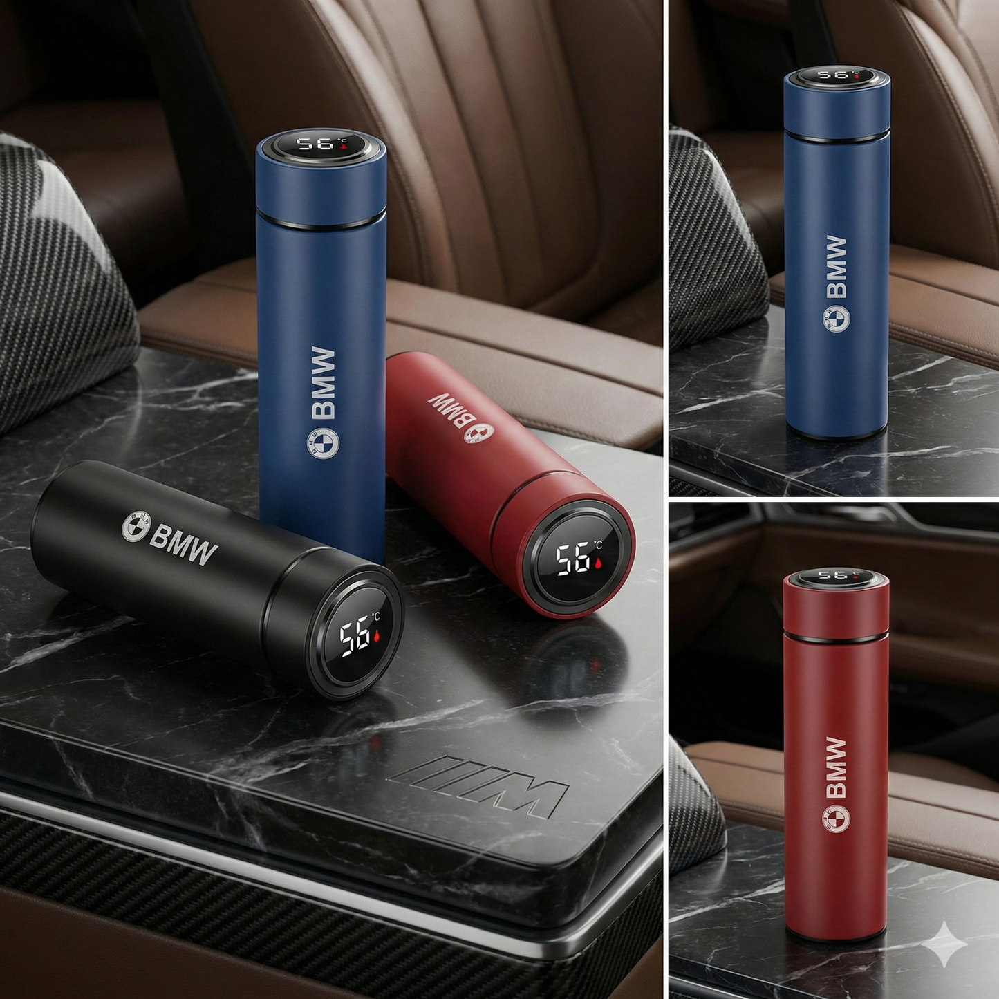 Thermos intelligent BMW avec indicateur de température