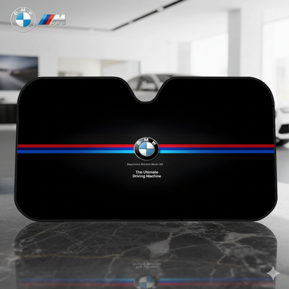 Parasol Plegable 130x70cm para BMW – Protección Solar con Diseños Exclusivos