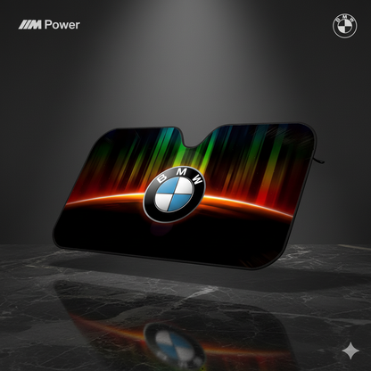 Parasol Plegable 130x70cm para BMW – Protección Solar con Diseños Exclusivos