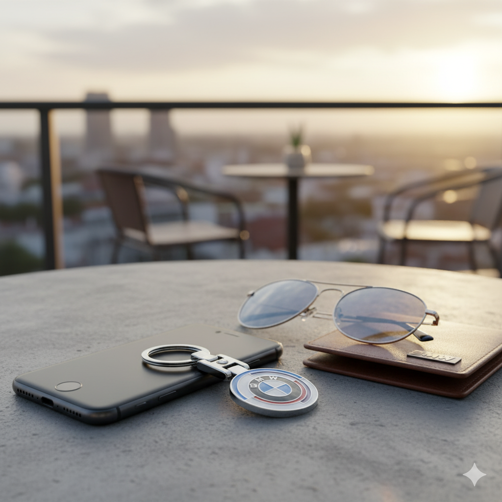 BMW 50º Keychain comemorativo de aniversário - edição limitada