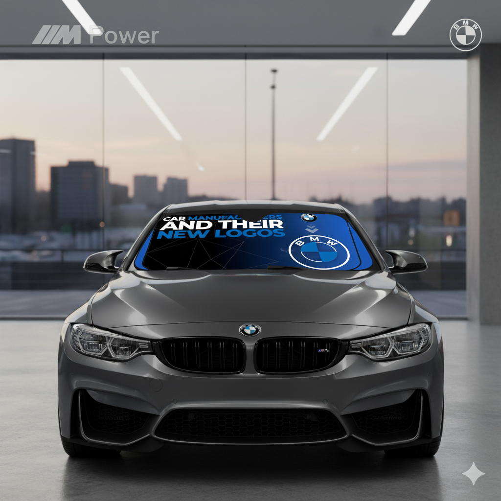 Parasol Plegable 130x70cm para BMW – Protección Solar con Diseños Exclusivos