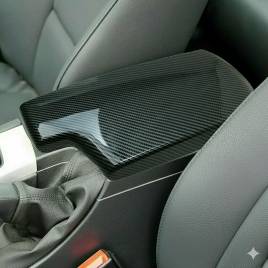 Cubierta de Reposabrazos Central Estilo Fibra de Carbono – BMW Serie 3 E90 E91 E92 E93