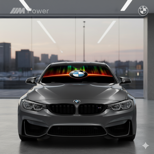 Parasol Plegable 130x70cm para BMW – Protección Solar con Diseños Exclusivos