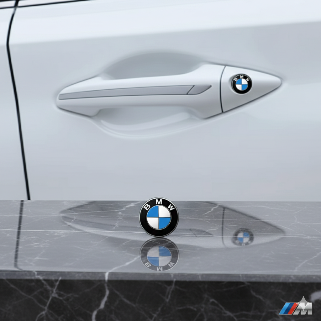 Lock- und Griffabdeckungen mit BMW -Logo für Autotüren - 2 Einheiten -Packungen