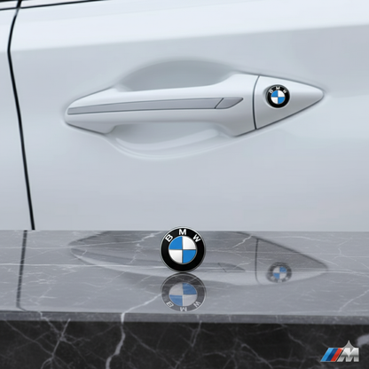Lock- und Griffabdeckungen mit BMW -Logo für Autotüren - 2 Einheiten -Packungen