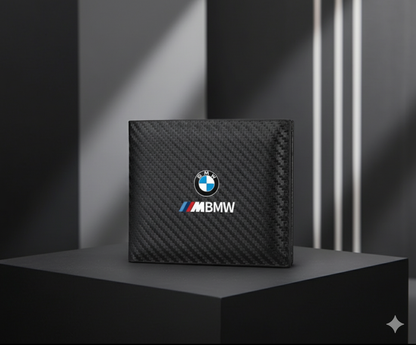Cartera Estilo BMW ///M con Acabado Carbono – Compacta, Elegante y Funcional