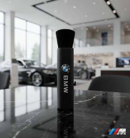 Brosse de nettoyage premium avec BMW ou // M - conception compacte et rétractable