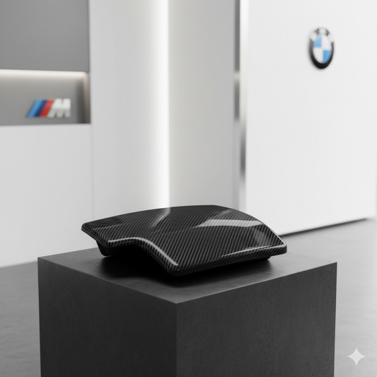 Cubierta de Reposabrazos Central Estilo Fibra de Carbono – BMW Serie 3 E90 E91 E92 E93
