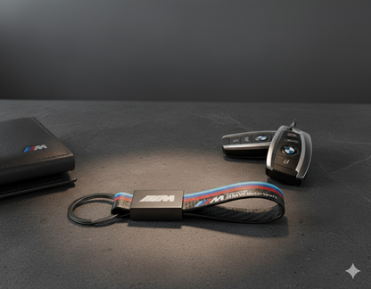 BMW ///M Keyring Powered by BMW Motorsport – Carbon Effect
