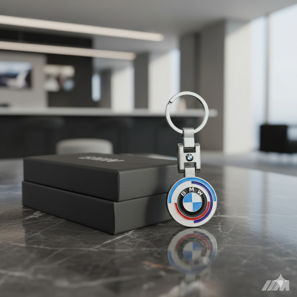 BMW 50º Keychain comemorativo de aniversário - edição limitada