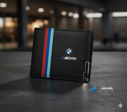 Cartera BMW M con Diseño Exclusivo - Color Negro