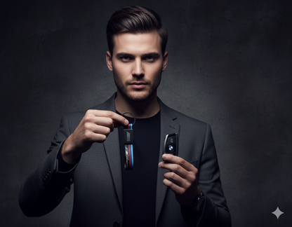 BMW ///M Keyring Powered by BMW Motorsport – Carbon Effect
