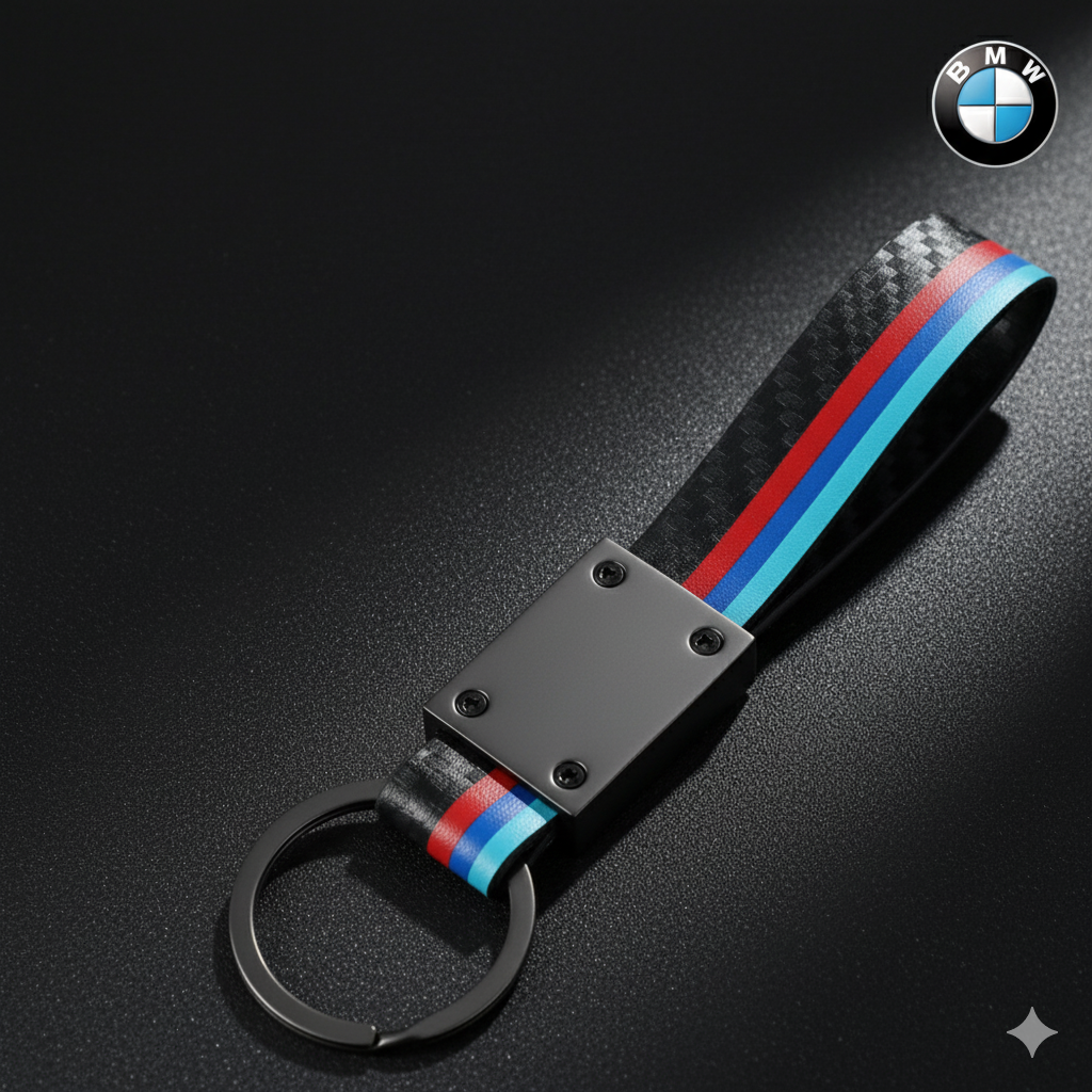 BMW ///M Keyring Powered by BMW Motorsport – Carbon Effect