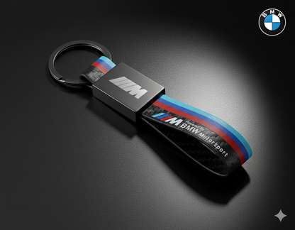 BMW ///M Keyring Powered by BMW Motorsport – Carbon Effect