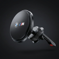Apple-/Android-Handyhalterung – original BMW M mit 15 W schnellem kabellosem Ladegerät – magnetische Freisprecheinrichtung fürs Auto