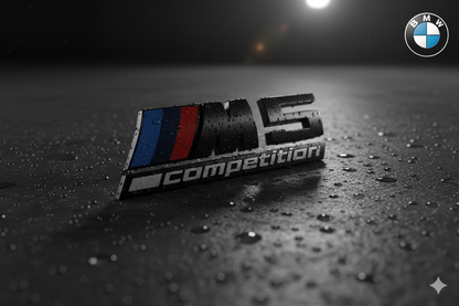 Emblema Trasero ///M competition (M1, M2, M3, M4, M5, M6 y M7) en Negro – Compatible con BMW
