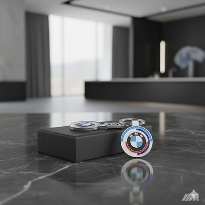 BMW 50º Keychain comemorativo de aniversário - edição limitada