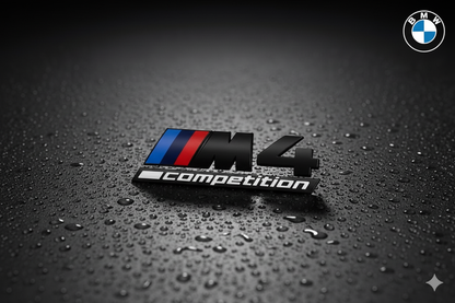 Emblema Trasero ///M competition (M1, M2, M3, M4, M5, M6 y M7) en Negro – Compatible con BMW