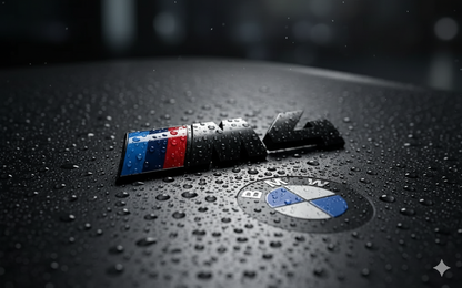 Emblema Trasero ///M (M1, M2, M3, M4, M5, M6 y M7) en Negro – Compatible con BMW