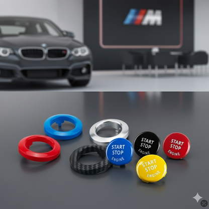 Botón Start/Stop para BMW E81, E87, E90, E91, E92, E93, E60, E84, E83, E70, M5 – Estilo Deportivo