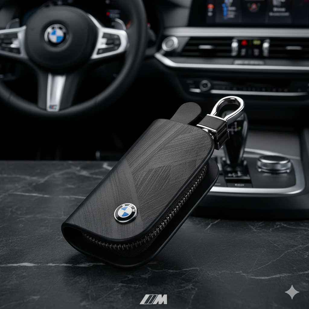 Estuche de Llaves BMW con Cremallera – Protección Premium y Estilo Deportivo