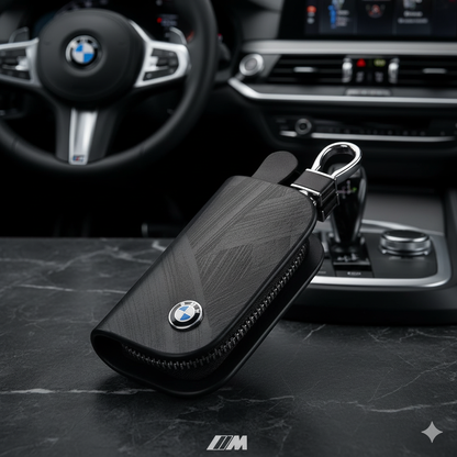Estuche de Llaves BMW con Cremallera – Protección Premium y Estilo Deportivo