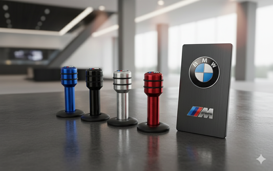 Set di 4 pin di blocco per BMW - design premium con logo /// m