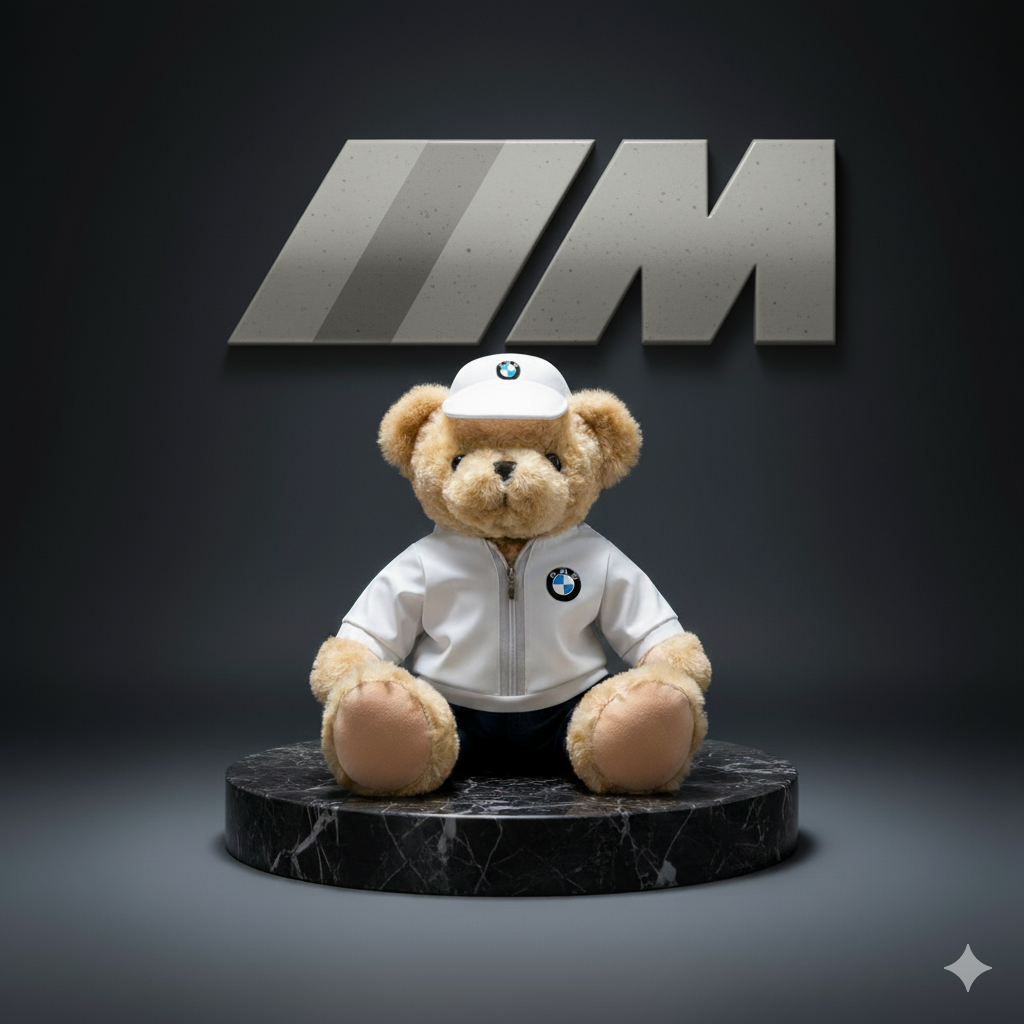 BMW Teddy Bear – Boneco colecionável para amantes de BMW