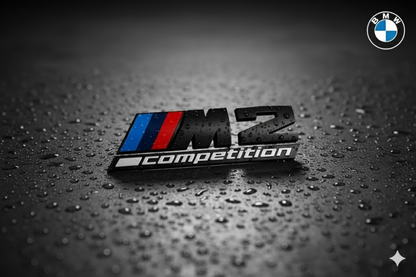 Emblema Trasero ///M competition (M1, M2, M3, M4, M5, M6 y M7) en Negro – Compatible con BMW
