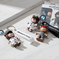 BMW Motorsportschlüsselkette - mechanischer Bär oder Pilot mit Geschenkbox 🎁