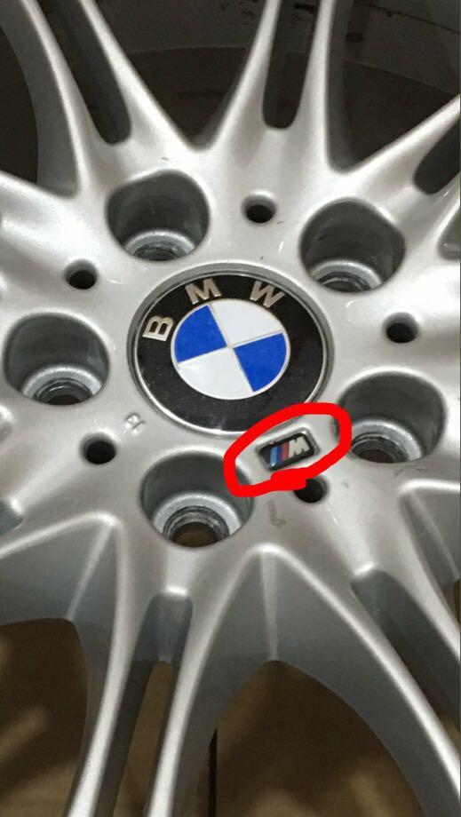 Stemma M Sport Per Cerchi Ruota Bmw Compatibile Adesivo Nero Logo