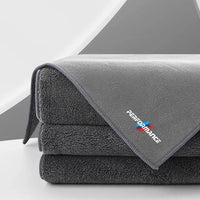 Toalha de lavagem BMW PERFORMANCE - pano de limpeza e secagem de microfibra para carros
