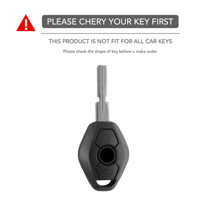 Funda de silicona ///M para llave BMW — Compatible con modelos clásicos (E46, E39, E38, E60, E61, E63, E64, X5 E53, X3, Z3, Z4, M5…)