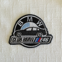 BMW E46 Club Recamity Patch per abbigliamento / tessile
