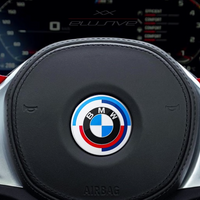 Emblema do logotipo do 50º aniversário da BMW para o volante / airbag de 45 mm.