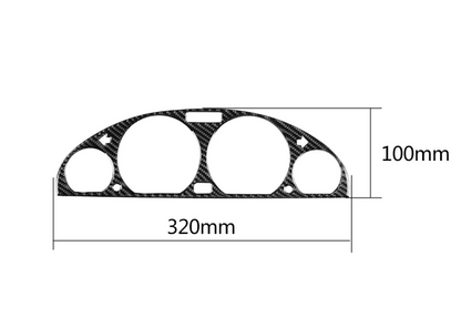 Set Panel De Instrumentos / Consola Central Fibra Carbono Para Bmw E46: Estilo Y Protección
