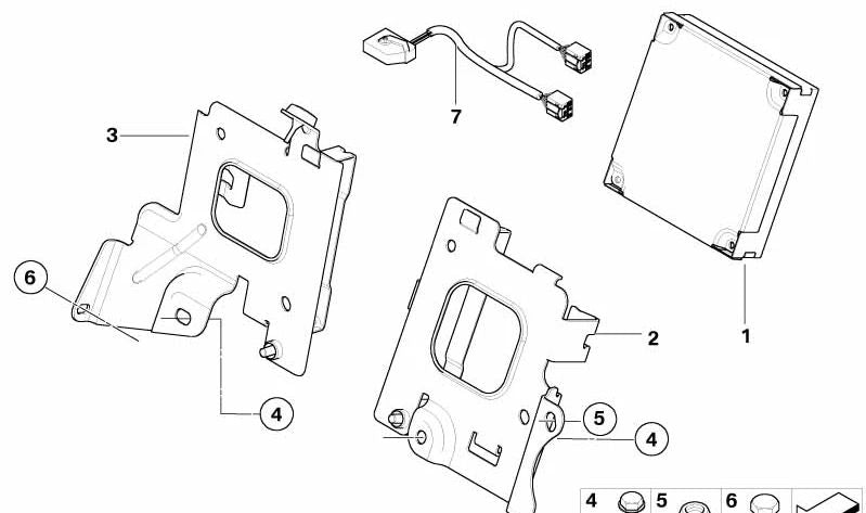 Cable de reparación OEM 61116971281 para MINI R50, R52, R53. Original MINI.