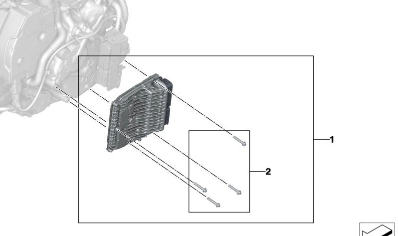 Juego de tornillos de fijación OEM 28008486562 para BMW F40, F44, F45, F46, F48, F39 y MINI F55, F56, F57, F54, F60. Original BMW/MINI.