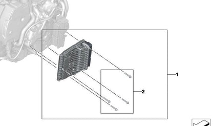 Juego de tornillos de fijación OEM 28008486562 para BMW F40, F44, F45, F46, F48, F39 y MINI F55, F56, F57, F54, F60. Original BMW/MINI.