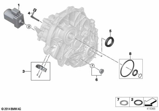 Sensor für BMW I12, I12N, I15 (OEM 27208647484). Original BMW