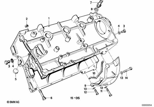 Schraubstutzen para BMW E21, E30, E12, E28 (OEM 11111270350). BMW original.