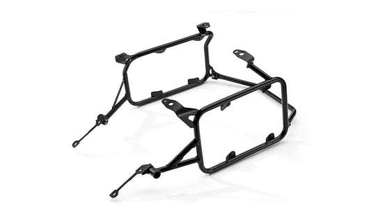 Portamaletas izquierdo negro OEM 77412455698 para motos BMW R1200 GS, R1250 GS, R1200 GS Adventure, R1250 GS Adventure. Original BMW Motorrad.